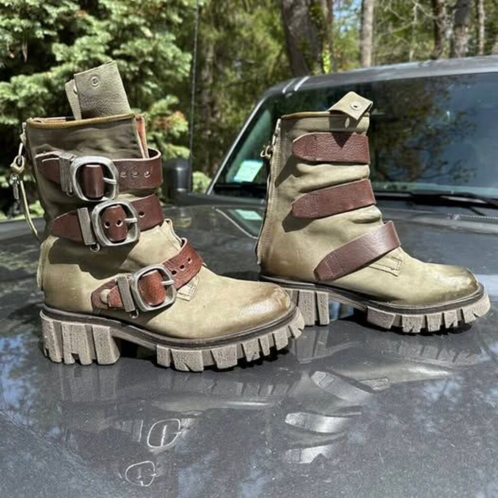 green AS98 boots